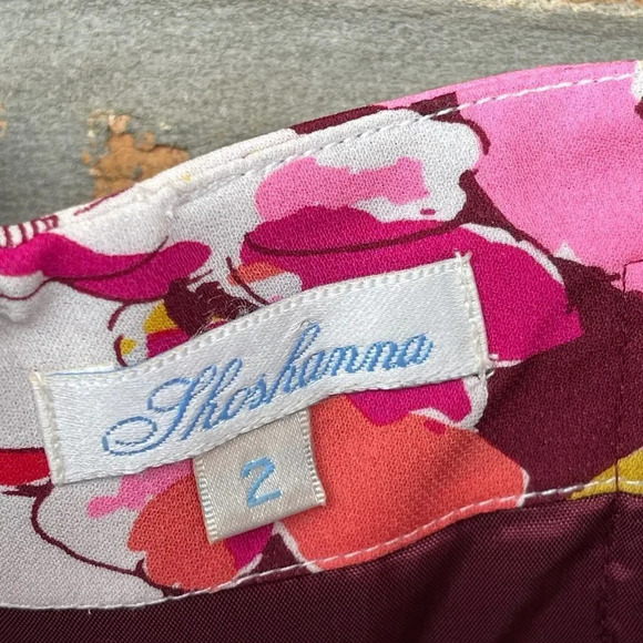 SHOSHANNA - SILK STRAPLESS DRESS 2 - Picture 4 of 10